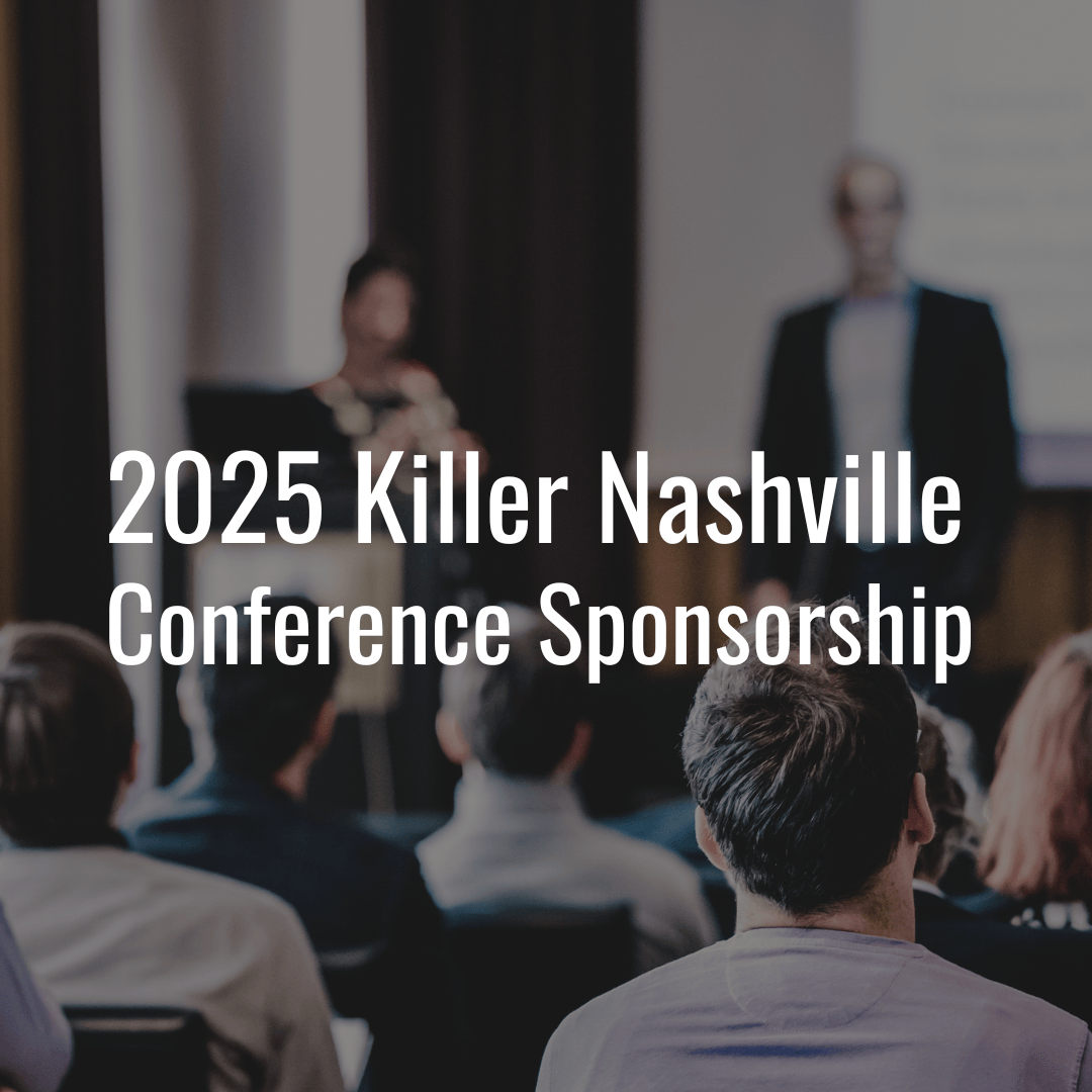 2026 Killer Nashville Conference Sponsorship