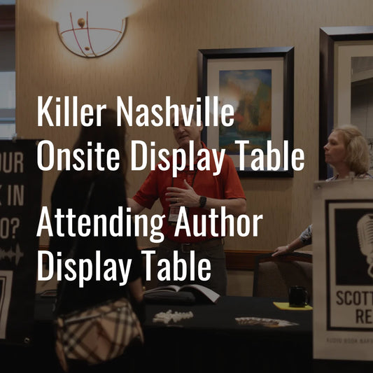 2026 Killer Nashville Onsite Display Table - Attending Author Display Table
