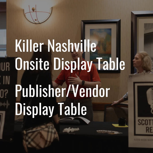 2026 Killer Nashville Onsite Display Table - Publisher/Vendor Display Table