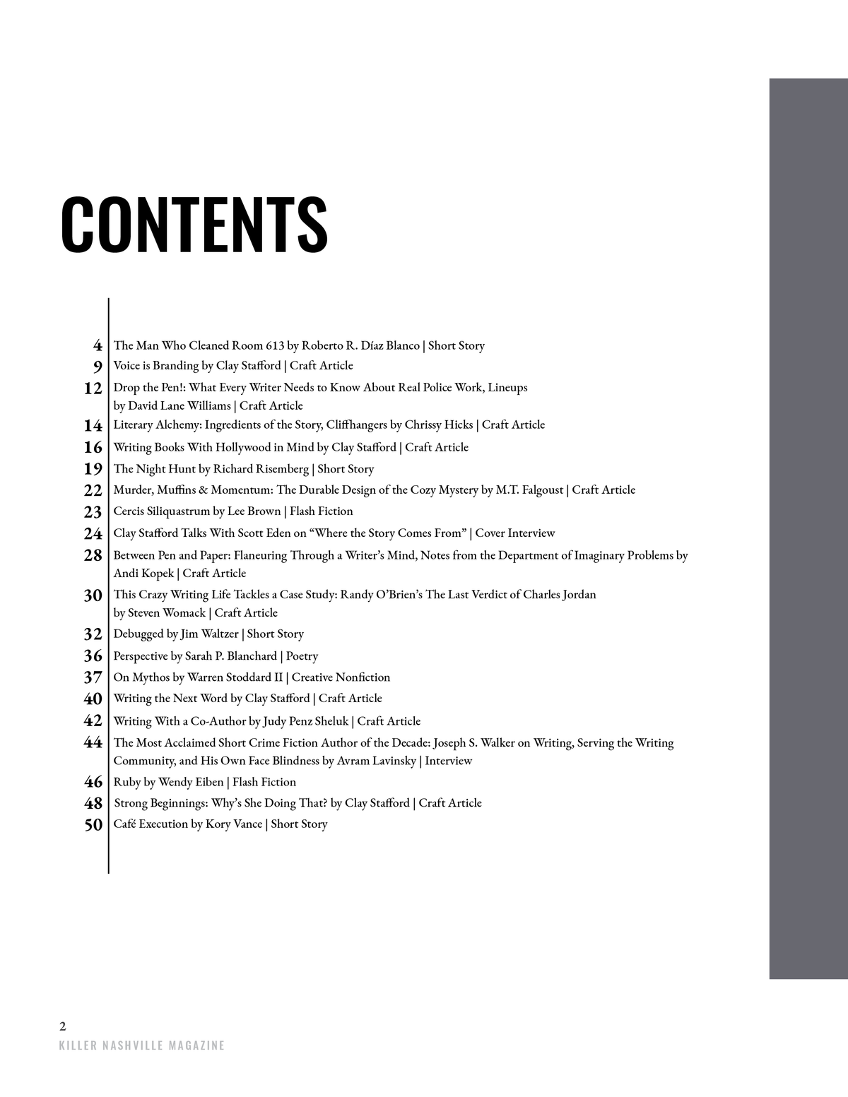 Killer Nashville Magazine: August/September2026