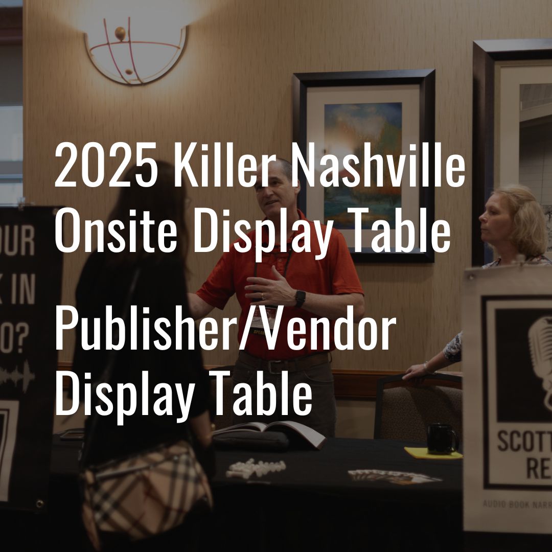2025 Killer Nashville Onsite Display Table - Publisher/Vendor Display Table