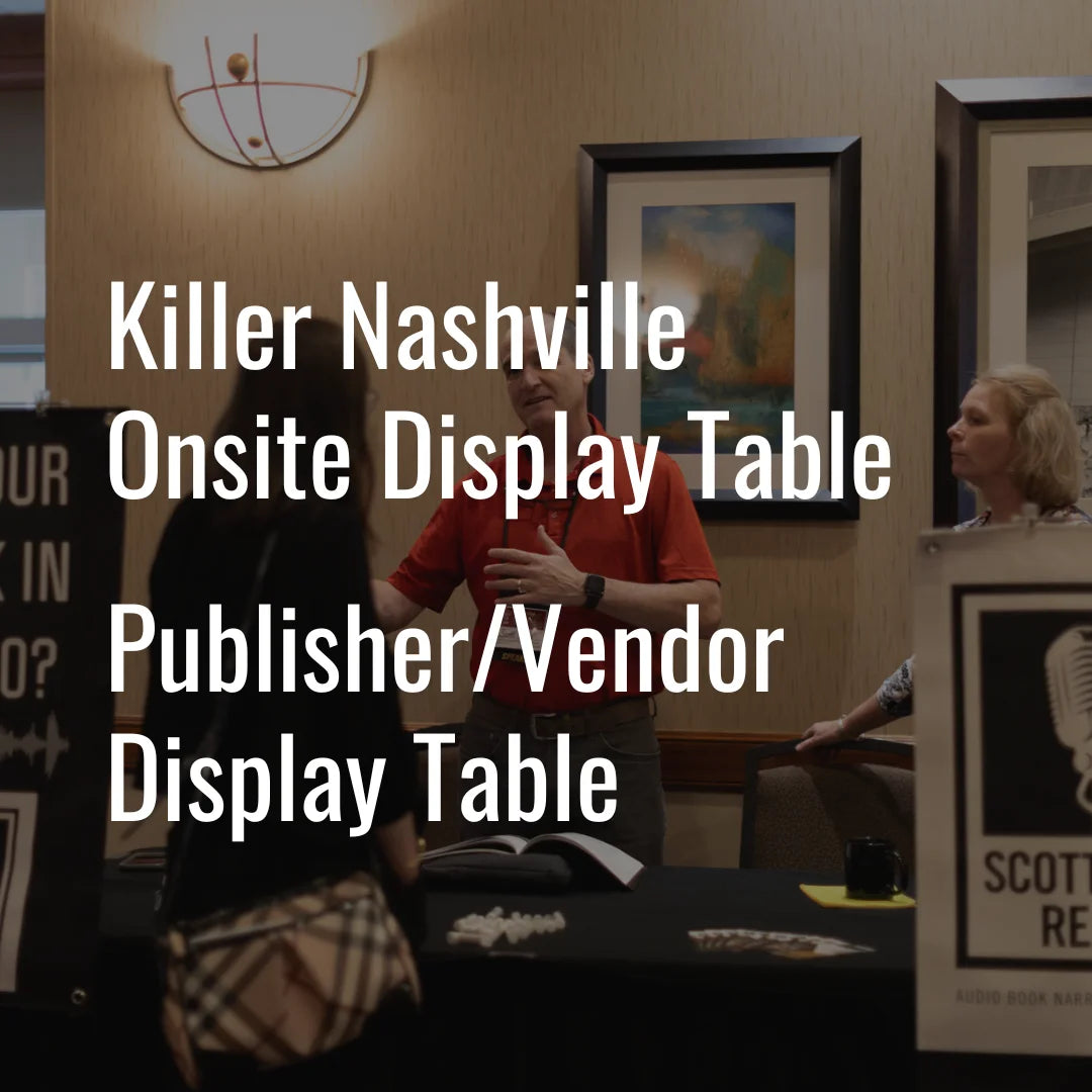 2026 Killer Nashville Onsite Display Table - Publisher/Vendor Display Table