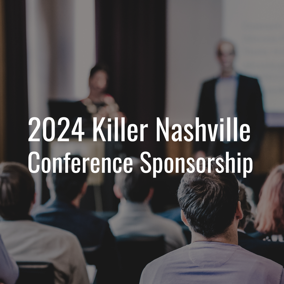 2024 Killer Nashville Conference Sponsorship